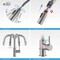 Kibi Circular Single Handle Pull Down Kitchen & Bar Sink Faucet with Soap Dispenser C-KKF2011BN-KSD100BN - alternate 7
